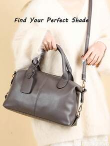 Women's Boston Bag, Handbag And Crossbody Bag, Large Capacity Commuter Bag,Shoulder Crossbody Bag,Spacious Work Tote, Large Satchel Tote Bag Ladies Shoulder Bag,Lightweight Material Design,Adjustable Strap,Essential For Travel, Work And School[US Local Warehouse]The Best Gift Choice, Birthday Gift, Valentine's Day - Nhiều màu - Xem 9