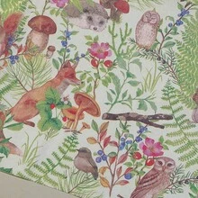Bộ 20/40/60 khăn ăn vuông mềm in hình động vật và hoa, 2 lớp, kích thước 33cm*33cm khi mở ra, thích hợp cho đám cưới, tiệc trà, trang trí tiệc sinh nhật, đồ dùng tiệc tùng, trang trí ngày lễ, đồ dùng ngày lễ - Nhiều màu - Xem 7