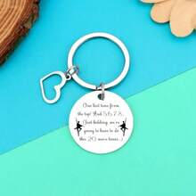 Dance Keychain Dance Lover Gifts Ballet Gift Ballet Lover Gift Dance Team Keychain Dancing Jewelry Dance Instructor Gift Dance Teacher Appreciation Gift Encouragement Gifts Christmas Birthday Gifts - 如圖所示 - 查看 4