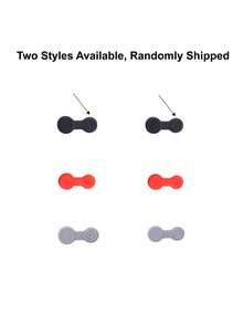 3pcs Air Fryer Magnetic Silicone Clips - Heat Resistant Up To 464°F (240°C), Non-Scratch Baking Paper Liner, Universal Fit For All Air Fryer Basket Edges, Easy To Clean Air Fryer Accessories - Multicolor - View 7