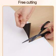 Papel pintado de pizarra blanca de borrado en seco, para listas de verificación, listas de planificación, garabatos en el hogar, hoja magnética de pizarra blanca con respaldo adhesivo, se adhiere a la pared para oficina, hogar, incluye 1 borrador de pizarra, 4 chinchetas magnéticas, 1 marcador, Pizarra blanca - Multicolor - Ver 5