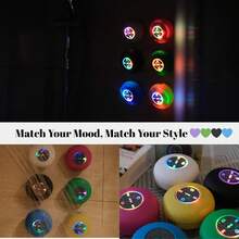 Portable Mini Waterproof Bluetooth Shower Speaker With LED Light, Suction Cup Wireless Speaker With Built-In Microphone, Loud Bass Tech Gift For Boyfriend, Perfect For Valentine's Day - màu đen - Xem 3