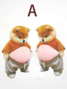 قطعتان من ملصقات الإغاثة من التوتر للحيوانات الأليفة، ملصقات كيوت لكلب شيبا، ملصقات ثلاثية الأبعاد قابلة للسحق، ملصقات سيليكون ناعمة مضادة للاصطدام، مناسبة لديكور السيارة والمنزل، هدية رائعة للعائلة وحفلات العطلات والعودة إلى الحوافز المدرسية، حماية المكتب - متعدد الألوان - مشاهدة 11