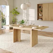 Matbord - Ek + MDF - Visa 2