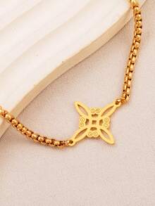 1 pieza Pulsera creativa con nudo de bruja, pulsera de cadena de moda para mujer, regalo del Día de San Valentín - Estilo 2 - Ver 5