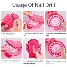 1 件 100 件/120 件/220 件发饰按压宝石 DIY 套装、派对发饰套装、儿童装扮游戏、闪亮发型设计工具，适合万圣节、圣诞节、感恩节礼物（随机钻石颜色和款式）