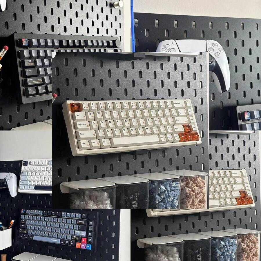 Skadis Pegboard Keyboard Controller & Accessories Holder (2pc) - 黑色 - 查看 1