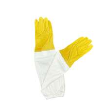 1 Pair Professional Beekeeping Gloves, Canvas & Sheepskin Anti-Sting Anti-Bee Protective Gloves, Beekeeping Gloves, Gift For Men