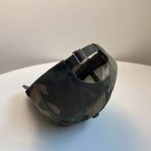 1pc Retro American Camouflage Baseball Cap, Unisex Spring/Summer New Large Head Circumference Small Face Design - Multicolor - View 6