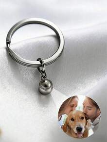 1 pieza Llavero personalizado con proyección de 1-3 fotos, llavero personalizado con múltiples fotos, llavero con foto familiar, llavero con proyección de foto para mujer, llavero personalizable simple con foto, llavero personalizado familiar, regalo personalizado de llavero para familiares - Multicolor - Ver 19