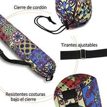 CYPNBolsa para esterilla de yoga Mochila de yoga con cordón fácil de llevar Bolsa de transporte para esterilla de yoga con bolsillo multifuncional y correa ajustable para el hombroFashion - 221364329 - Ver 5