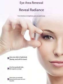 40pcs (20 Pairs) Lavender Firming And Light Lines Eye Mask Eye Care Eye Bag Moisturizing And Brightening Eye Mask Patch, Suitable For Eyes, Dark Circles, Smooth Fine Lines Gel Eye Mask, Both Men And Women Can Use - Multicolor - View 3