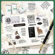 5 Rolls Thermal Printer Paper & Self-Adhesive Stickers Compatible For Mini/Stick Receipt Printers - Refill Rolls For Portable Thermal Paper & Sticker Printing, Compact Printer