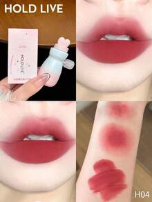 HOLD LIVE Wish Magic Matte Lip Gloss H04, Warm Reddish Brown Tone - H04 - View 1