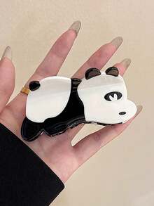 1pc Cute Cartoon Panda Claw Hair Clip, Sweet Animal Hair Claw Clip, High-End Hair Claw Hair Accessory Fashion Hair Clutch - Multicolor - View 5