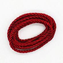 5 Yards 4mm Colorful 3-Strand Paracord, DIY Handmade Woven Rope For Hoodies, Pants, Crafts, Home Decor, Jewelry Making - Three-strand Rope - View 9