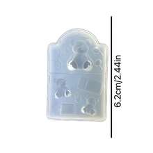 Resin Casting Mold, Silicone Mold Accessories, Teddy Bear & Drooping Ear Rabbit Resin Liquid Mold, Resin Keychain Silicone Mold, Resin Mold - Silicone - View 12