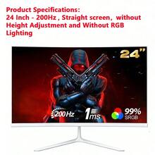 This 32-Inch 1K-240HZ-1800R Gaming Monitor Is The Perfect Partner For Gaming Computers. With A High Refresh Rate Of 240Hz, The Picture Is Extremely Smooth. The 1800R Curved Design Brings An Immersive Experience. It's A Surprise Gift For Friends And Family On Christmas Carnival. Enjoy The Ultimate Gaming World. - 美規A型插(110-127V) - 查看 18