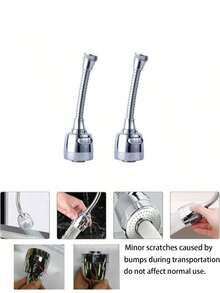 360° vridbar, justerbar blandarsamlare med 3 lägen, förlängningsbyte för badrums- och köksblandare - Multifärgad - Visa 7