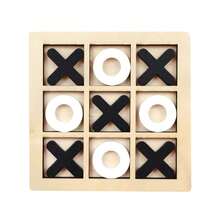 XO井字棋，儿童益智互动逻辑训练木制玩具 - 彩色 - 查看 12