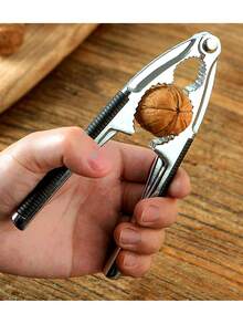 1pc Stainless Steel Nut Cracker, Thickened Clamp, Almond/Walnut/Pine Nut Crusher, Nutshell Opener, Plier Tool - Multicolor - View 10