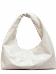 1pc Fashionable, Versatile, Minimalist, High-End Niche Shoulder Bag Suitable For Going Out - White - View 12