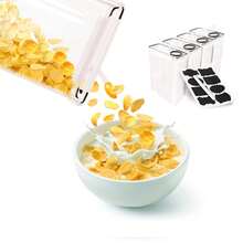 4 PCS Cereal Containers Storage Set , Airtight Food Storage Containers For Pet Food Nuts,Cereal Dispenser For Kitchen Pantry Organization. - 4件 - 查看 2