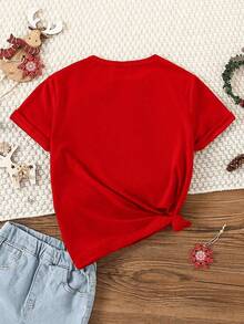 1pcs Flame Star Silhouette Men's 220g T Shirt Retro Streetwear 100% Cotton Y2K Swag Men Clothes, Vintage Sade Graphic TShirt, Abstract Cosmic Double Sided Printed T Shirt Gifts For Men - Red - View 3