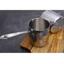 3pcs/Set Stainless Steel Coffee Pot, Milk Pot, Chocolate Pot, Hand Drip Coffee Maker - Silver - View 3