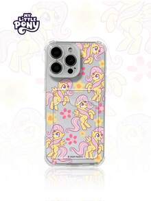 MY LITTLE PONY Official Genuine Cartoon Girly Phone Case, Card Holder Phone Case, Compatible With IPhone 17, 17 Air, 17 Pro, 17 Pro Max, 11, 12, 13, 14, 15, 16 Pro, 16 Pro Max, 14 Plus, 15 Plus, 16 Plus, 15 Pro Max, 16 Pro, 16 Pro Max, XR, XS Max - Clear - View 1