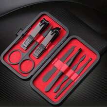 1 Set de Kit de Cuidado Profesional de Manicura y Pedicura, que incluye Herramientas de Cuidado Facial, de Uñas, de Pies y de Cuidado Facial - Multicolor - Ver 4