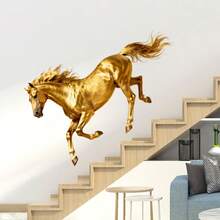 1pc Galloping Horse Decorative Sticker, Essential For Year Of The Horse Decor, Suitable For Living Room, Bedroom, Study