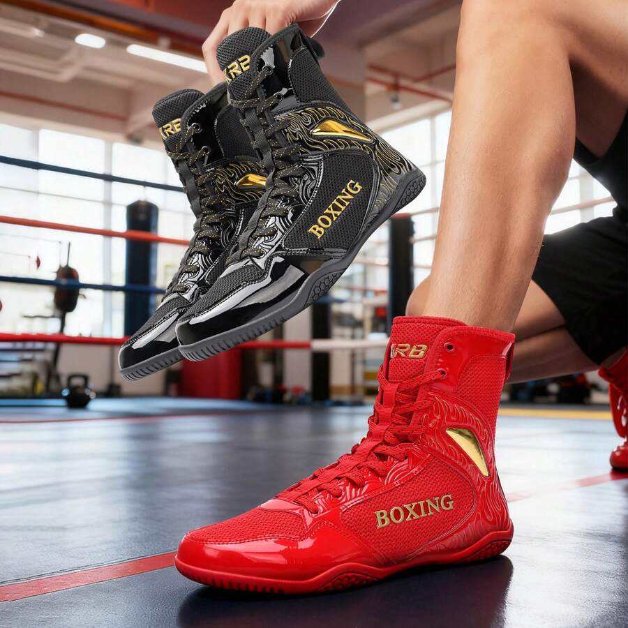 Men Boxing/Martial Arts Shoes - M9809紅色 - 查看 1