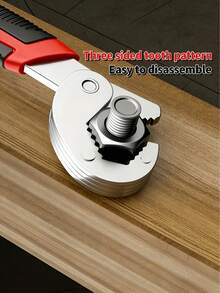 Adjustable Wrench, Multi-Function Universal Wrench, Large Opening - Multicolor - View 7