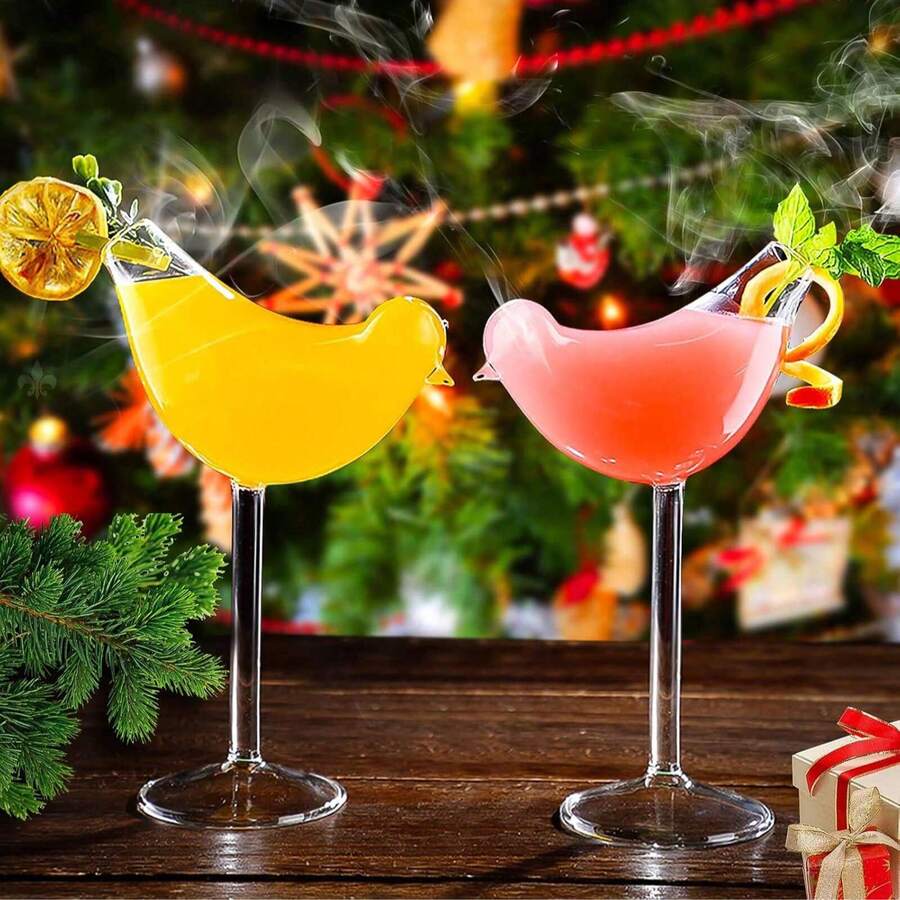 150ml Unique Bird-Shaped Cocktail Glass, Personalized High Stem Wine Glass, Suitable For Home, Wedding, Party, Bar, Holiday And Other Occasions