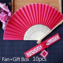 20/40支装个性化刻字白色折叠优雅布扇，婚礼及派对用品，Poetcore，永恒之爱 - 禮盒款 - 查看 15