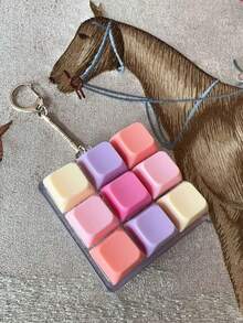 9-Key Mechanical Keyboard Fidget Toy Anti-Stress Decompression Keychain For Girls Boys Finger Press Key Chain - one-size - View 12