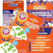 Ultra Strong Tall Kitchen Trash Bags Lavender And Sweet Vanilla Scent 13 Gallon 80 Count - Hoa oải hương, vani ngọt ngào - Xem 1