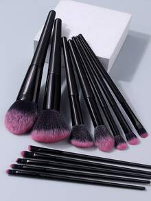 32pcs Makeup Brush Set, Anti-Smudge And Easy To Apply Powder Evenly, Include Mini Powder Puff, Triangle Powder Puff, Water Drop Makeup Sponge, Cleansing Band, Convenient For Travel And Carry