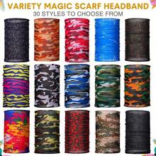 polainas para el cuello, bufanda elstica, diadema que absorbe el sudor, bandana para mujeres y hombres, deportes, yoga, correr - Estiloelegante - Ver 4