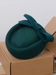 Mũ Fascinators vành rộng thanh lịch dành cho nữ, nơ lớn, thích hợp cho các dịp trang trọng, mũ Kentucky, mũ cưới, mũ cô dâu, mũ cocktail, mũ trà, mũ Fedora đỉnh bằng. - 04801174 - Xem 5