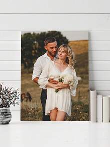 1 Stück personalisierte Leinwandkunst, rahmenloses Poster, gemütliches gerahmtes Leinwandbild, Geschenke zum Valentinstag, Hochzeitstag, Muttertag, Vatertag, personalisiertes Erinnerungsgeschenk, geeignet für Valentinstag, Hochzeit, Ostern, Muttertag, Vatertag, Raumdekoration, individualisierbar, Schlafzimmerdekoration, personalisiertes Geschenk, Bild, Foto - Verschiedenfarbig - Übersicht 6