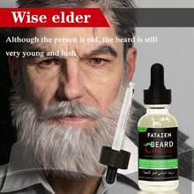 FATAZEN 30ml Plant Extract Baby-Grade Beard Oil, Moisturizes, Soothes And Repairs Skin, Softens Beard And Improves Dryness And Redness, Gentle And Non-Irritating, Suitable For Office Men - Beard Oil - View 5