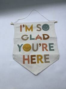 1件婴儿房装饰挂毯，家居婴儿房墙面装饰，卧室婴儿帆布优雅墙面装饰，精致婴儿房墙面挂毯装饰 - 彩色 - 查看 9