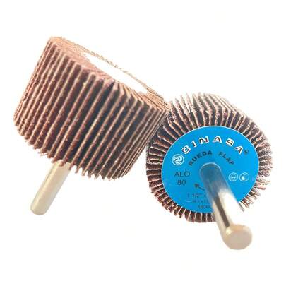 Rueda de TendenciaFlap con Vástago 1 1/2 X 1 X 1/4 - 12 Piezas G80 Calidad Premium