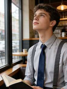 1 corbata de mujer, una corbata clásica de uniforme escolar para damas, una correa de cuello ajustable para fiestas, festivales y actuaciones, adecuada para uso escolar, de boda y de negocios - MulticolorA - Ver 10