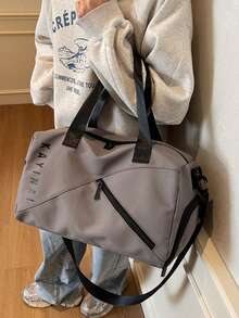 1个中号旅行包，男女通用健身包，户外旅行包，干湿分离收纳袋，个人行李包，通勤购物手提袋，健身休闲收纳袋 - 彩色 - 查看 11