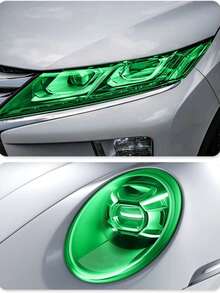30*120cm/11.81*47.24in Car Headlight Tint Film, Cuttable & Stretchable, Suitable For Headlights, Taillights, Fog Lights, Vinyl Adhesive Wrap Roll - Screen Protector - View 9
