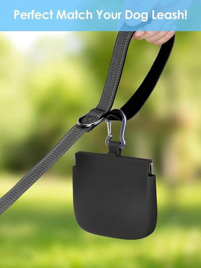 Silicone Dog Treat Pouch, Small Pocket Sized Training Pouch For Easy Pet Training & Walking