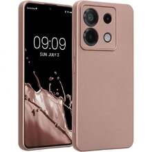 Case Compatible With Xiaomi Redmi Note 13 Pro 5G / Poco X6 5G - Ultra-Thin TPU Case With Raised Edges - Metallic Arctic Berry, 38213201 - 摩卡棕 - 查看 1